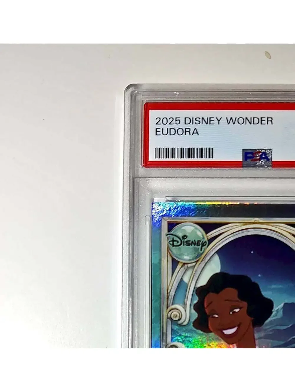 Eudora 2025 Topps Disney #143 Diamond Card The Princess and the Frog PSA 7